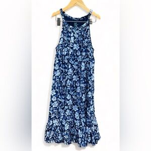 Vineyard Vines Hibiscus Print Halter Dress